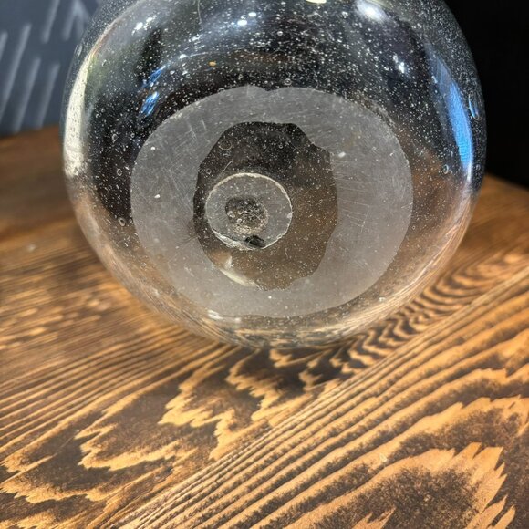 Contemporary Hand Blown Glass Vase Vintage Abstract Design Handmade Glass Art - Picture 3 of 10